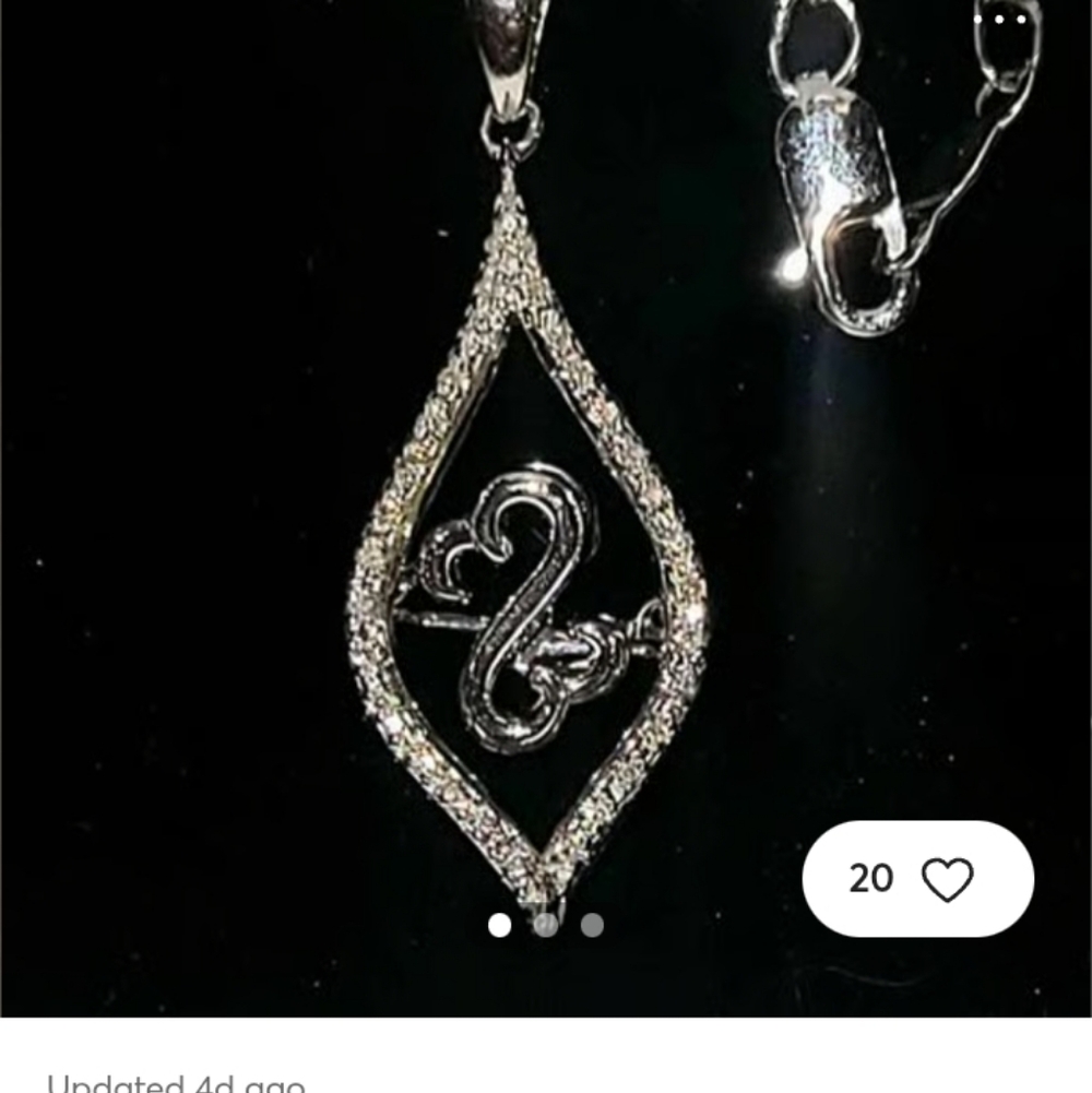 Jane Seymour "Open Hearts" Collection Pendant.